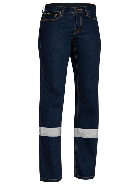 Bisley Ladies Taped Stretch Jean Pants (BISBPL6712T)