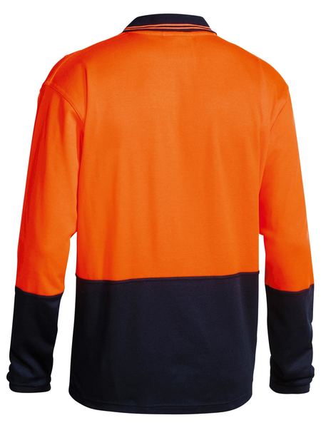 Bisley Hi Vis Polo Shirt Long Sleeve (BISBK6234)