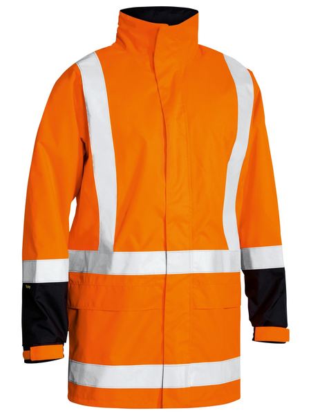 Bisley Hi Vis Taped Rain Shell Jacket (BISBJ6967T)