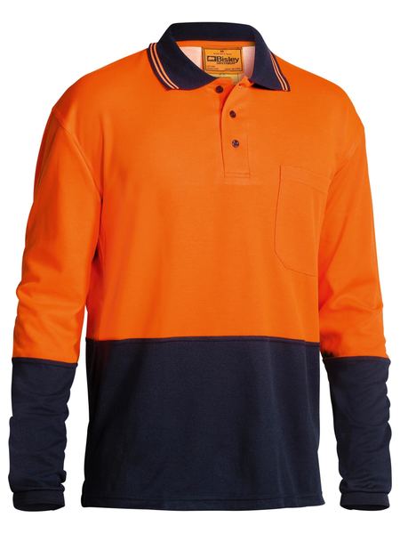 Bisley Hi Vis Polo Shirt Long Sleeve (BISBK6234)