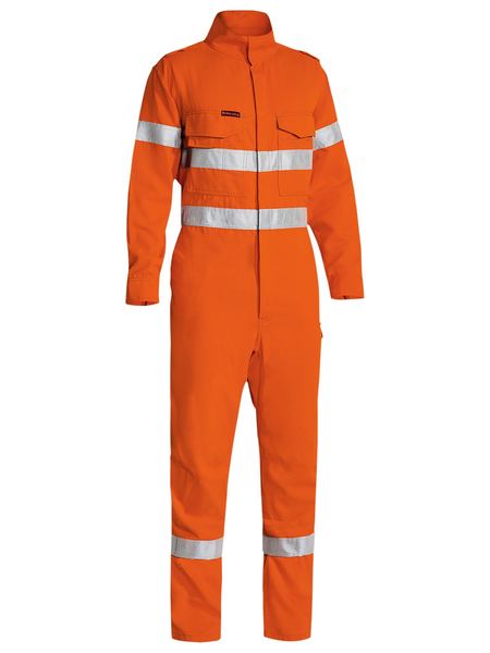 Bisley Hi Vis Tencate Tecasafe Plus 580 Taped Lightweight FR Coverall (BISBC8185T)