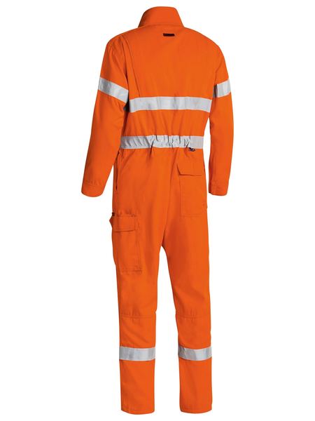 Bisley Hi Vis Tencate Tecasafe Plus 700 Taped FR Vented Coverall (BISBC8085T)