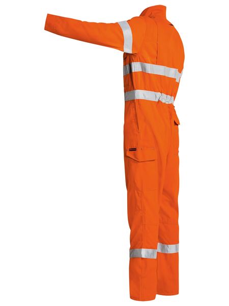Bisley Hi Vis Tencate Tecasafe Plus 700 Taped FR Vented Coverall (BISBC8085T)