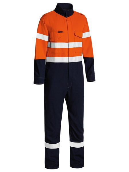 Bisley Hi Vis Tencate Tecasafe Plus 580 Taped Lightweight FR Coverall (BISBC8186T)
