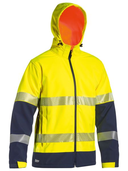 Bisley Hi Vis Taped Ripstop Bonded Fleece Jacket (BISBJ6934T)