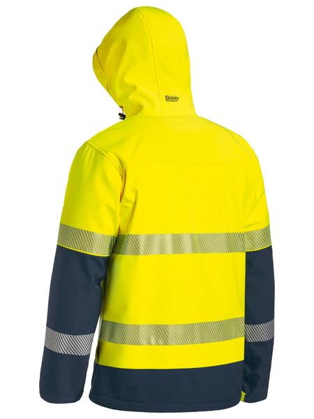 Bisley Hi Vis Taped Ripstop Bonded Fleece Jacket (BISBJ6934T)