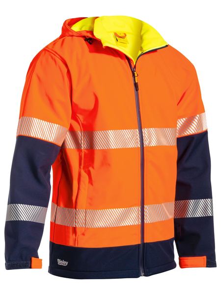 Bisley Hi Vis Taped Ripstop Bonded Fleece Jacket (BISBJ6934T)