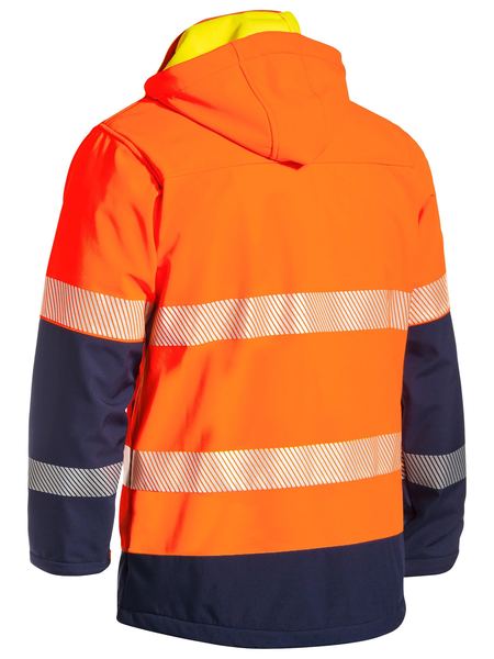 Bisley Hi Vis Taped Ripstop Bonded Fleece Jacket (BISBJ6934T)
