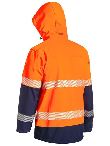 Bisley Hi Vis Taped Ripstop Bonded Fleece Jacket (BISBJ6934T)