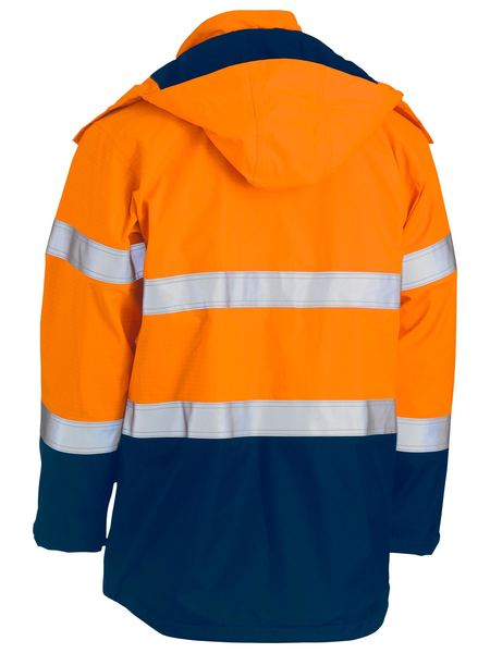 Bisley Hi Vis Taped FR Wet Weather Shell Jacket (BISBJ8110T)