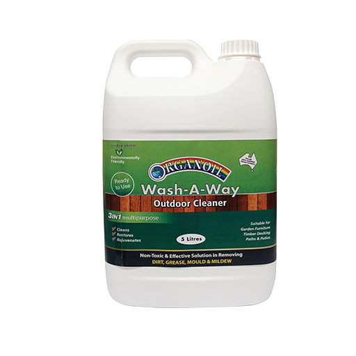 Organoil Ready to Use Wash Away Timber & Masonary Cleaner 5L