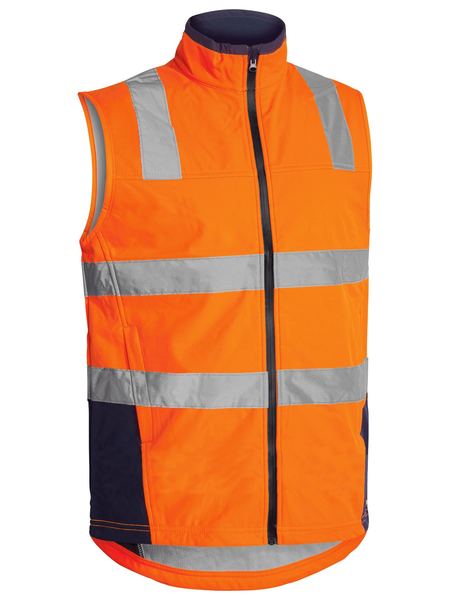 Bisley Hi Vis Taped Soft Shell Vest