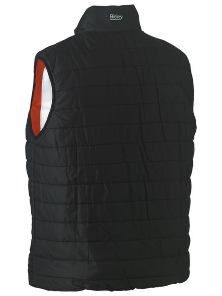 Bisley Hi Vis Taped Reversible Puffer Vest (BISBV0330HT)
