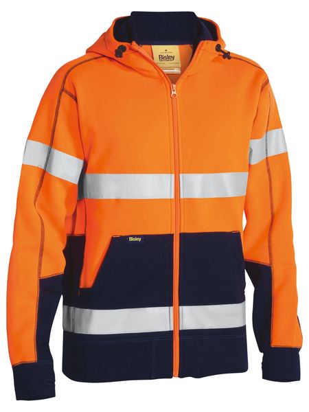Bisley Hi Vis Taped Fleece Hoodie (BISBK6819T)