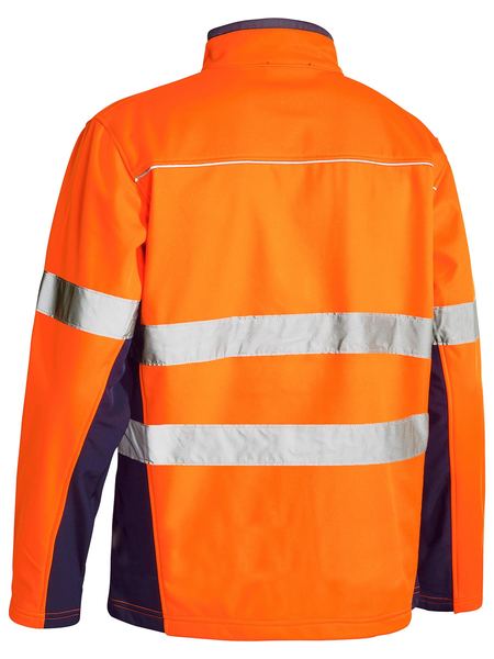 Bisley Hi Vis Taped Soft Shell Jacket (BISBJ6059T)