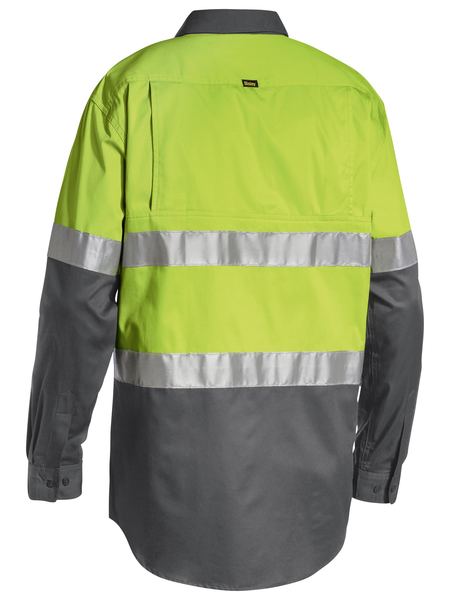 Bisley Hi Vis Taped Cool Lightweight Shirt Long Sleeve (BISBS6696T)