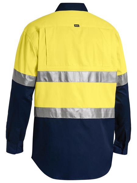 Bisley Hi Vis Taped Cool Lightweight Shirt Long Sleeve (BISBS6696T)