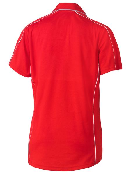 Bisley Ladies Cool Mesh Polo with Reflective Piping Short Sleeve (Additional Colours) (BISBKL1425)