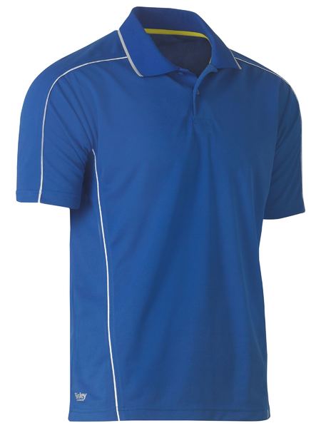 Bisley Cool Mesh Polo with Reflective Piping Short Sleeve (BISBK1425)