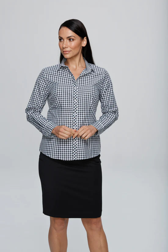 Aussie Pacific Brighton Ladies Shirt Long Sleeve (APN2909L)