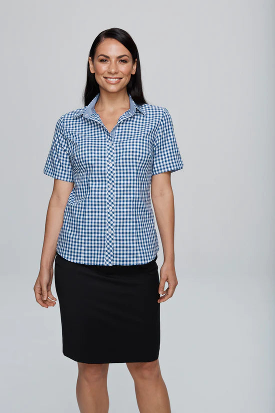 Aussie Pacific Brighton Ladies Shirt Short Sleeve (APN2909S)
