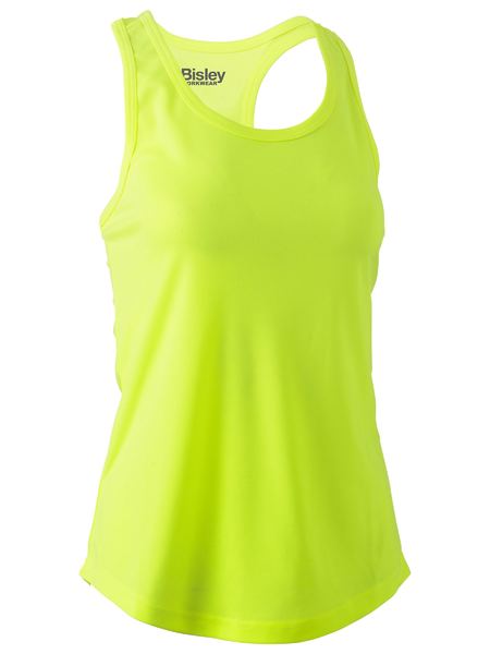 Bisley Hi Vis Ladies Racer Back Singlet (BISBKL0439)