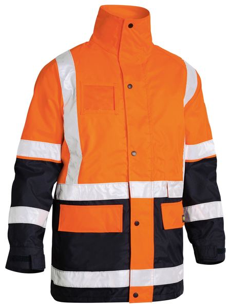 Bisley Hi Vis Taped 5 in 1 Rain Jacket (BISBK6975)