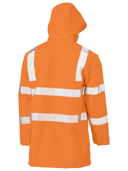 Bisley Hi Vis Taped VIC Rail Wet Weather Jacket (BISBJ6964T)