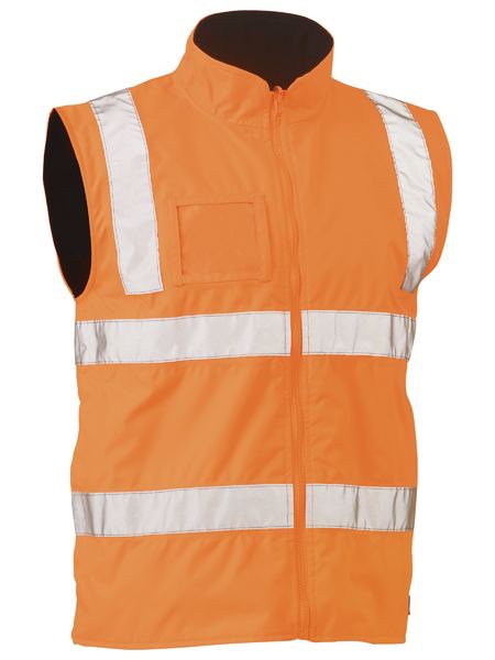 Bisley Hi Vis Taped Rail Wet Weather Vest (BISBV0364T)