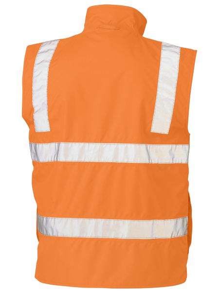 Bisley Hi Vis Taped Rail Wet Weather Vest (BISBV0364T)