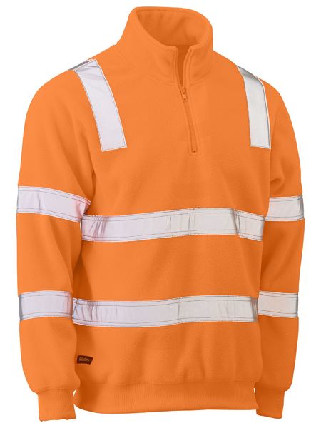 Bisley Hi Vis Taped Rail Polar Fleece Jumper (BISBK6816T)