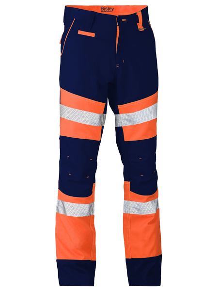 Bisley Hi Vis Taped Biomotion Two Tone Pants (BISBP6412T)