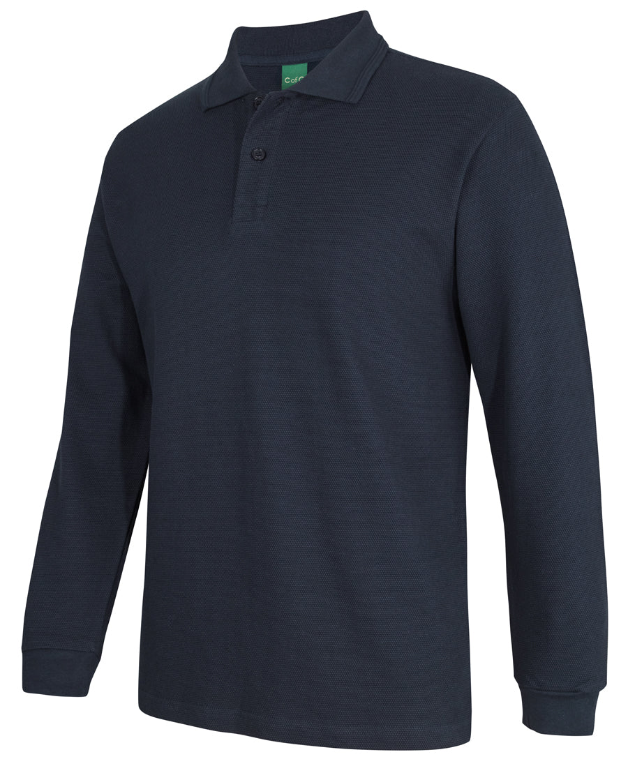 JB's C of C 320G Popcorn Cotton Polo Long Sleeve (JBS2PCL)