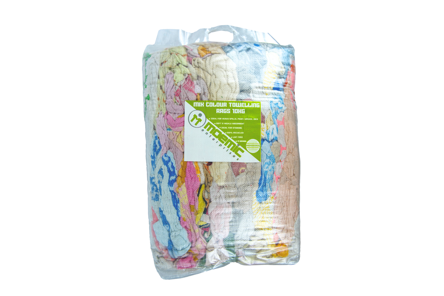 Moemic Mixed Coloured Towel Cotton Rags 10kg