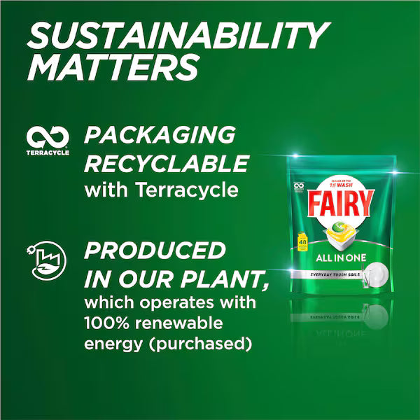 Fairy All In One Dishwashing Tablets 90 Pack