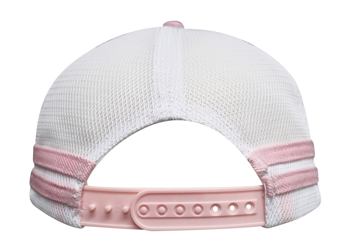 American Premium Twill/Mesh Deep Fit Trucker with Stripes (HWS3995)