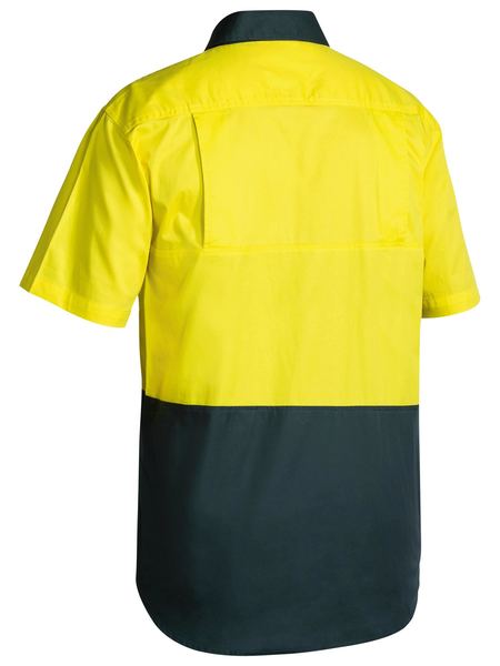 Bisley Hi Vis Cool Lightweight Drill Shirt Short Sleeve (BISBS1895)