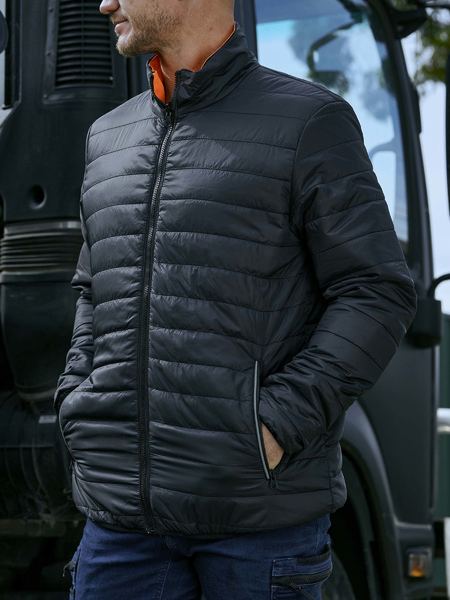 Bisley Hi Vis Taped Reversible Puffer Jacket (BISBJ6350HT)