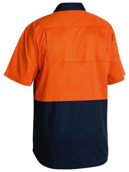 Bisley Hi Vis Cool Lightweight Drill Shirt Short Sleeve (BISBS1895)