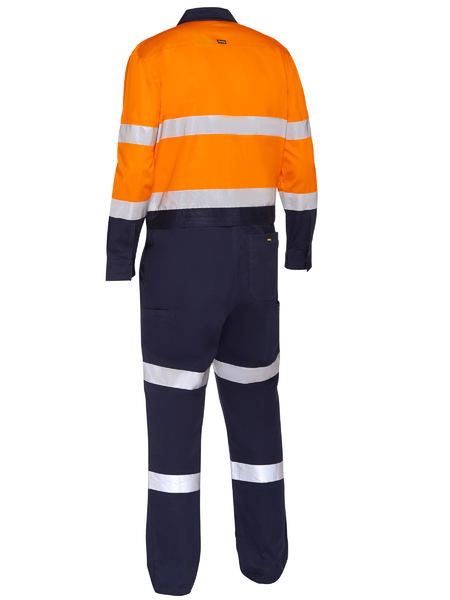 Bisley Hi Vis Taped Coverall with Waist Zip Opening (BISBC6066T)