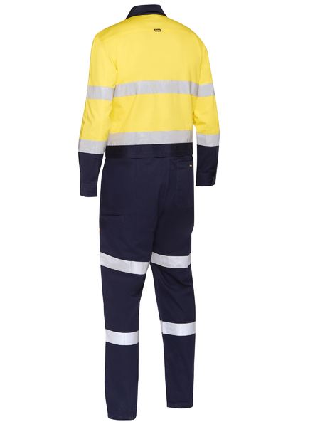 Bisley Hi Vis Taped Coverall with Waist Zip Opening (BISBC6066T)