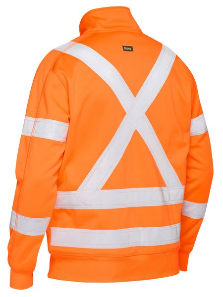 Bisley Hi Vis X Taped 1/4 Zip Pullover (BISBK6814XT)