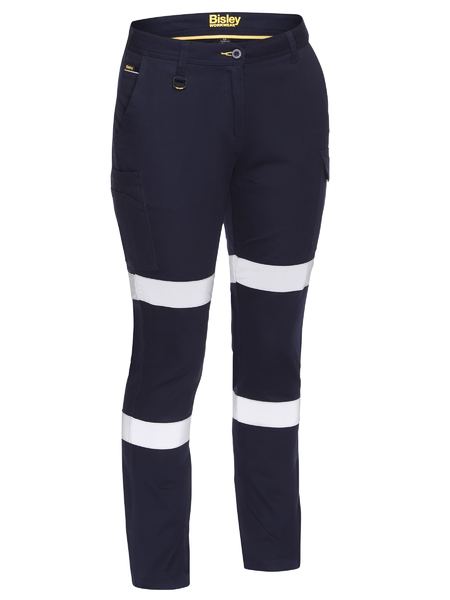 Bisley Ladies Taped Cotton Cargo Pants (BISBPL6115T)