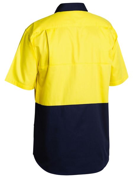 Bisley Hi Vis Cool Lightweight Drill Shirt Short Sleeve (BISBS1895)