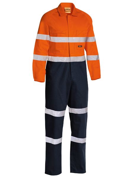 Bisley Hi Vis Taped Drill Coverall (BISBC6357T)