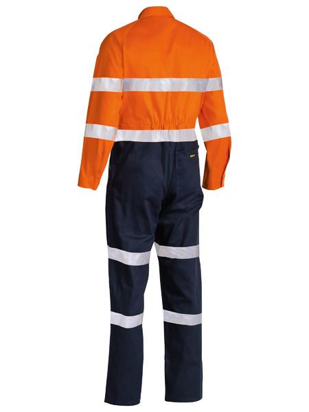 Bisley Hi Vis Taped Drill Coverall (BISBC6357T)