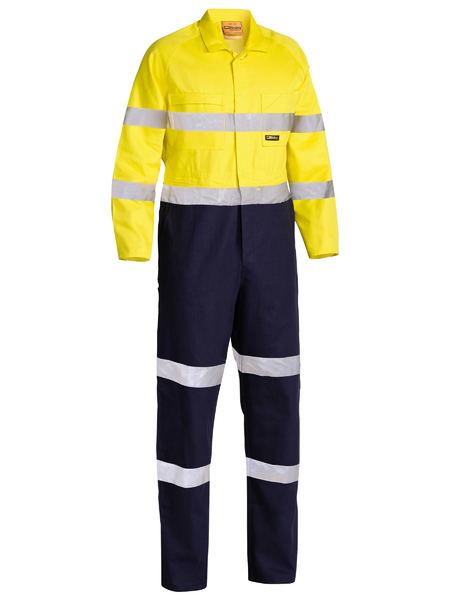 Bisley Hi Vis Taped Drill Coverall (BISBC6357T)