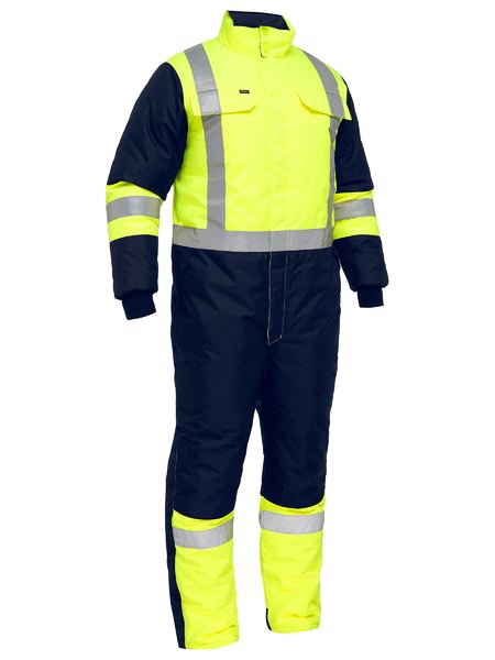 Bisley Hi Vis X-Taped Two Tone Freezer Coverall (BISBC6453T)
