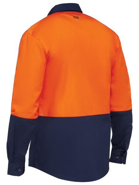 Bisley Hi Vis 2 Tone Shirt Long Sleeve (BISBS6442)