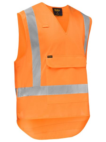 Bisley Hi Vis X Taped Detachable Safety Vest (BISBV0440XT)
